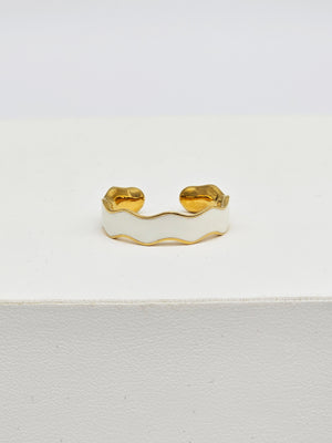 Enamel Wave Ring