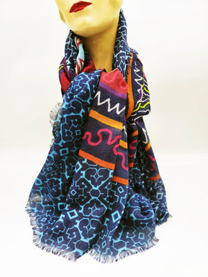 Azul Rumawa Alpaca Silk Shawl