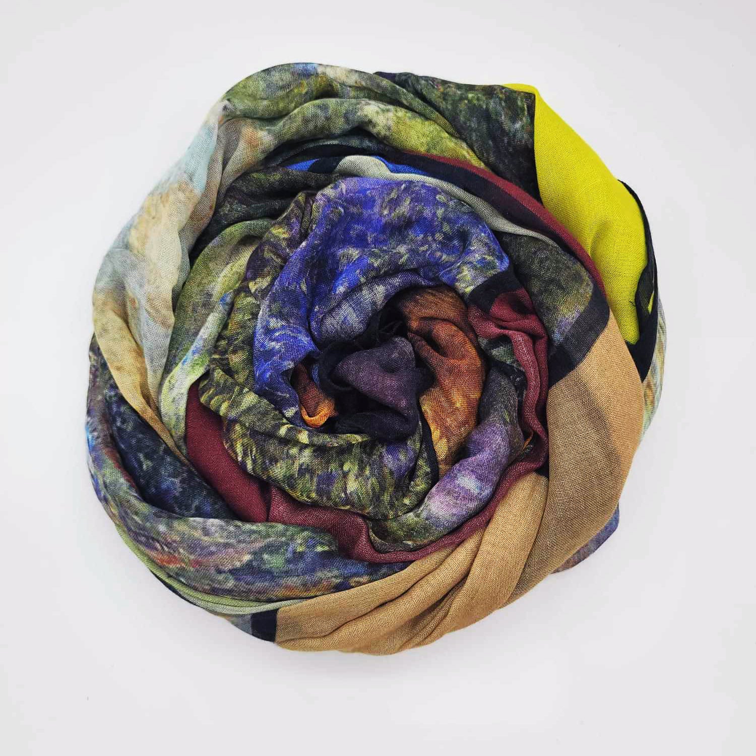 Flower Vase Woven Scarf