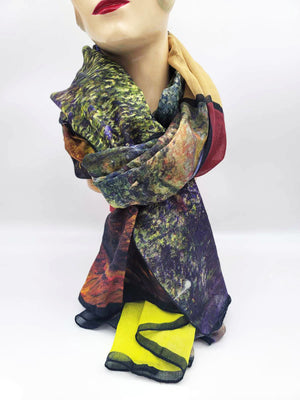 Flower Vase Woven Scarf