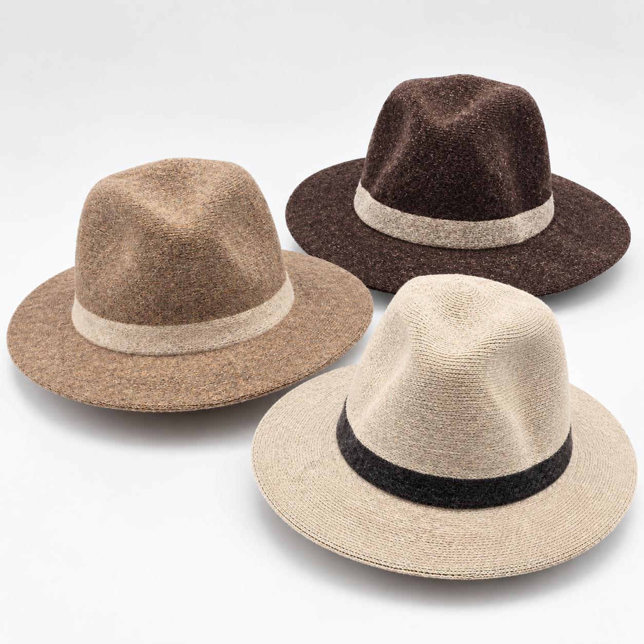 Classic Wool Blend Fedora Hat