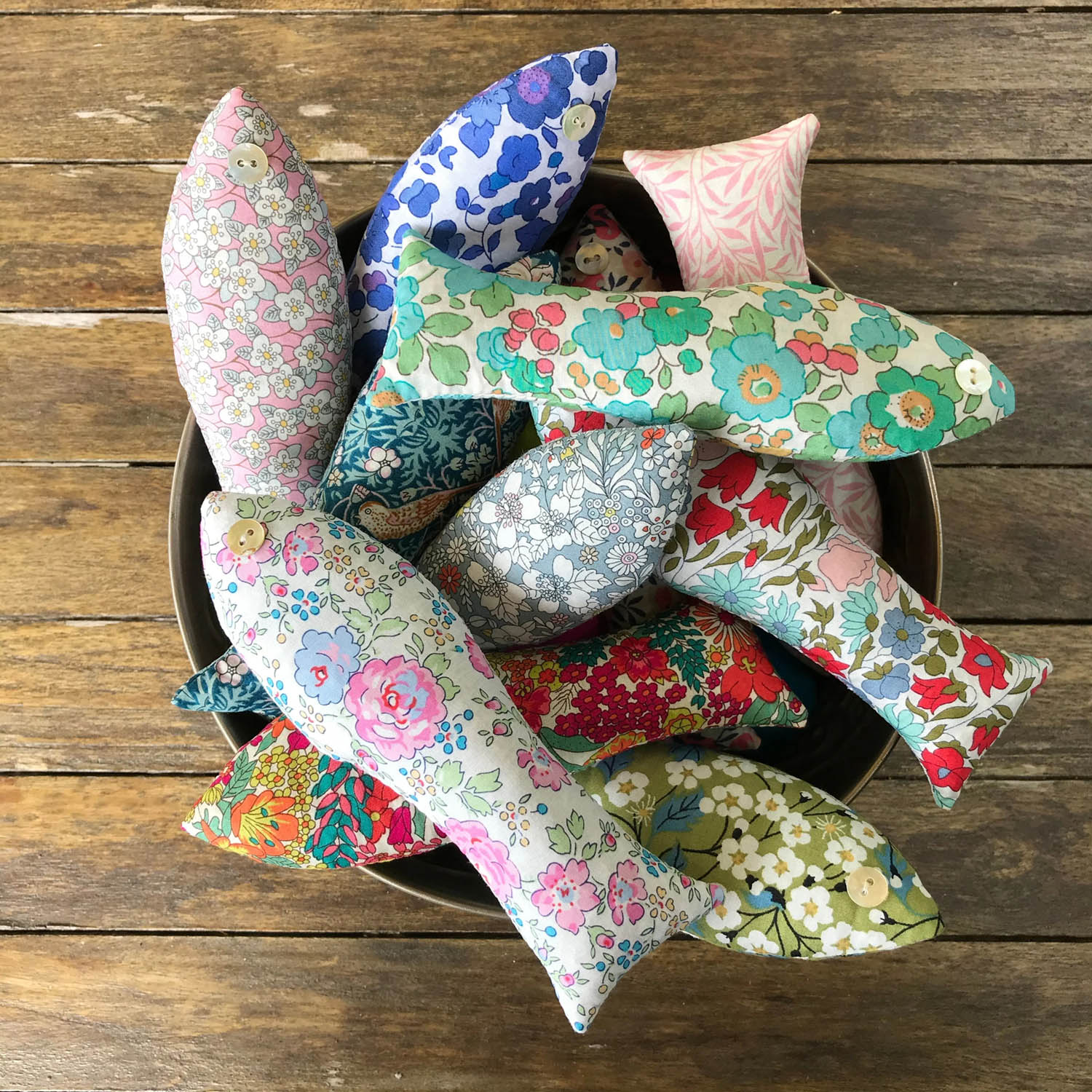 Lavender Fish Sachets - boxed set of 3