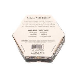 Baudelaire Goats Milk Honey Soap