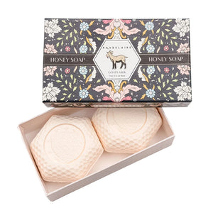 Baudelaire Goats Milk Honey Soap Gift Box - 2 Bars