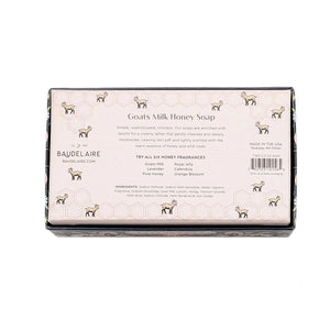 Baudelaire Goats Milk Honey Soap Gift Box - 2 Bars