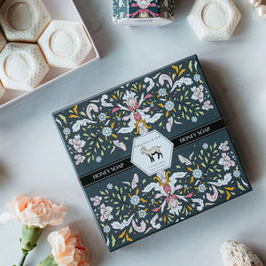 Baudelaire Goats Milk Honey Soap Gift Box - 8 Bars