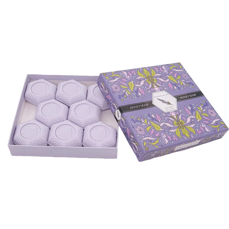 Baudelaire Lavender Honey Soap Gift Box - 8 Bars