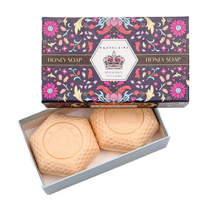 Baudelaire Royal Jelly Honey Soap Gift Box - 2 Bars