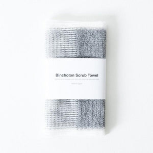 Binchotan Charcoal Body Scrub Towel