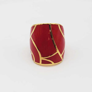 Enamel Statement Ring