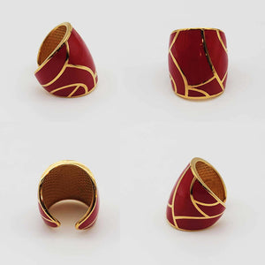 Enamel Statement Ring