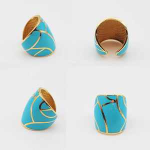 Enamel Statement Ring