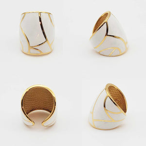 Enamel Statement Ring