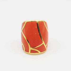 Enamel Statement Ring