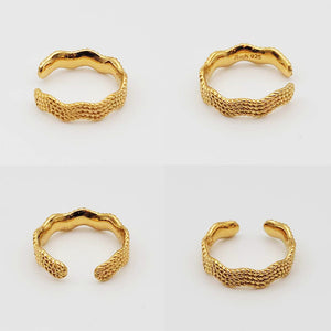 Enamel Wave Ring