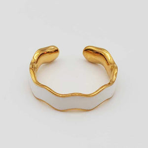 Enamel Wave Ring