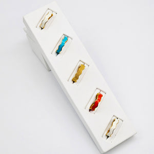 Enamel Wave Ring