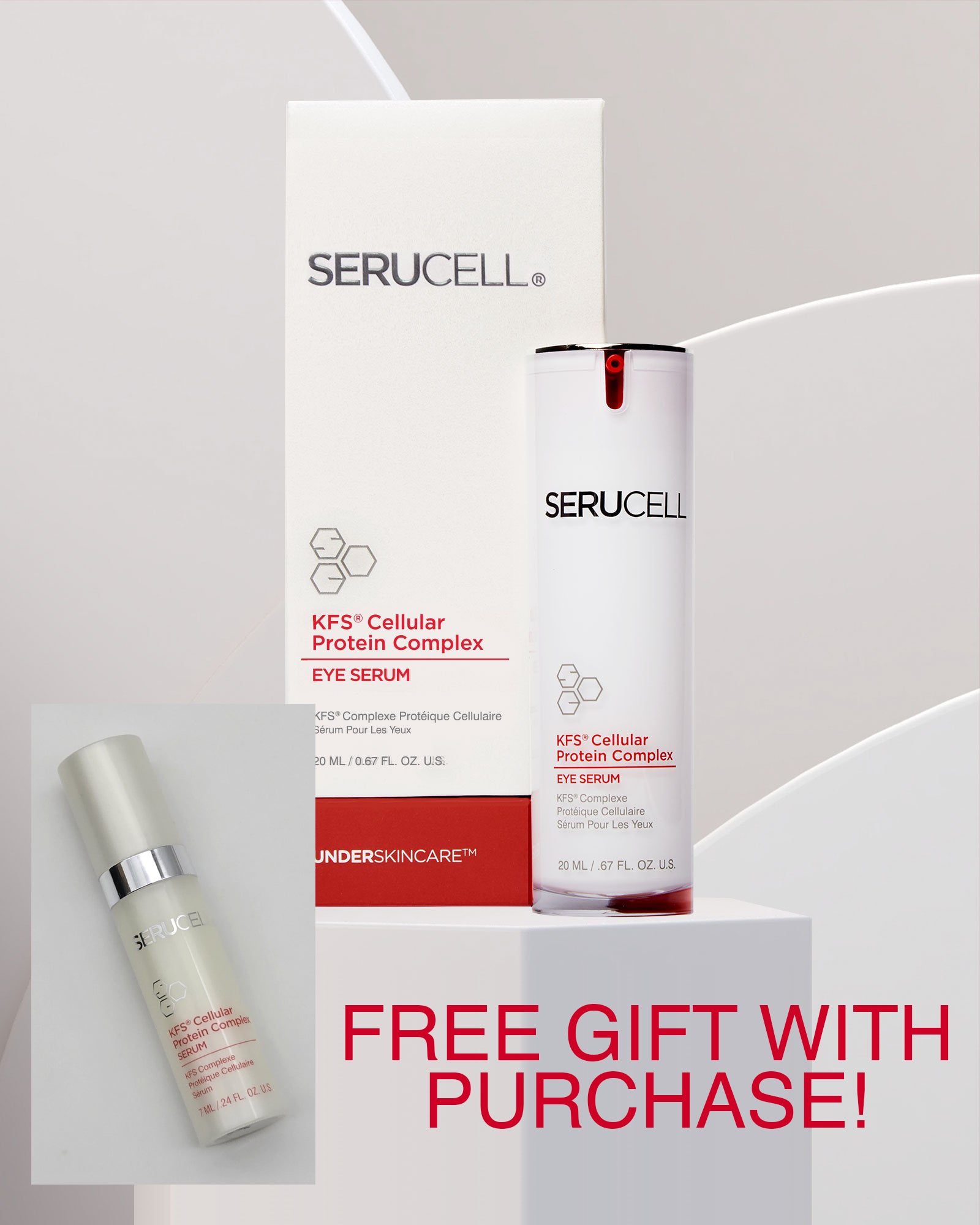 Gift With Purchase! Serucell KFS® Cellular Protein Complex Eye Serum