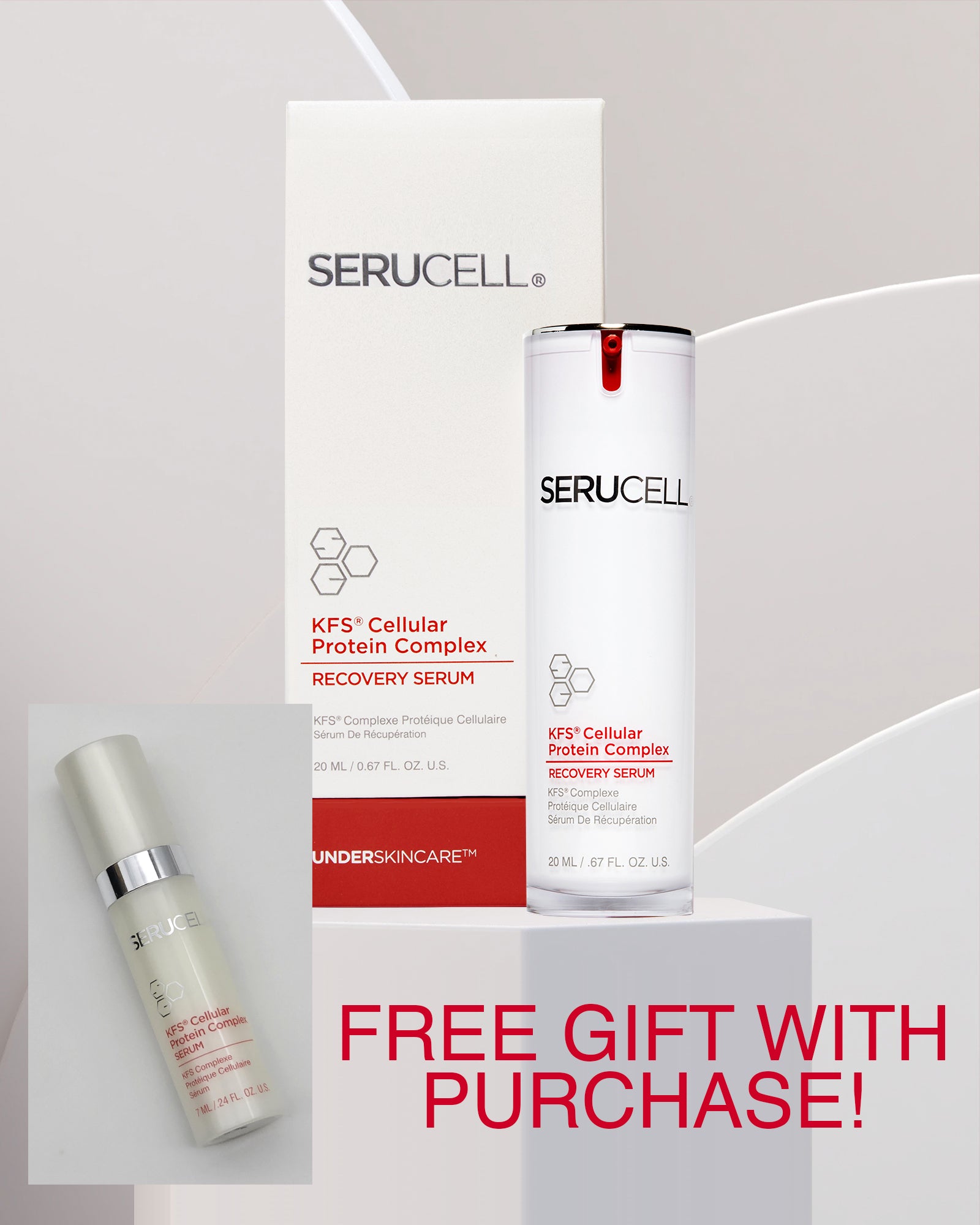 Gift with Purchase! Serucell KFS® Cellular Protein Complex Recovery Serum