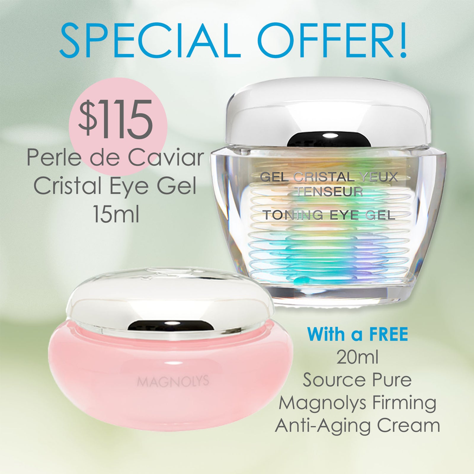 Special Offer with Perle de Caviar Cristal Eye Gel purchase!