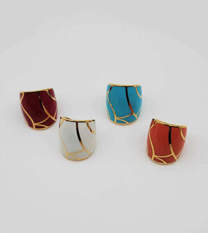 Enamel Statement Ring