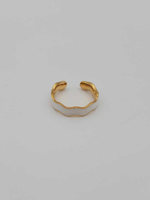 Enamel Wave Ring