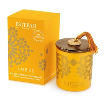 Esteban Ambre Scented Refillable Candle