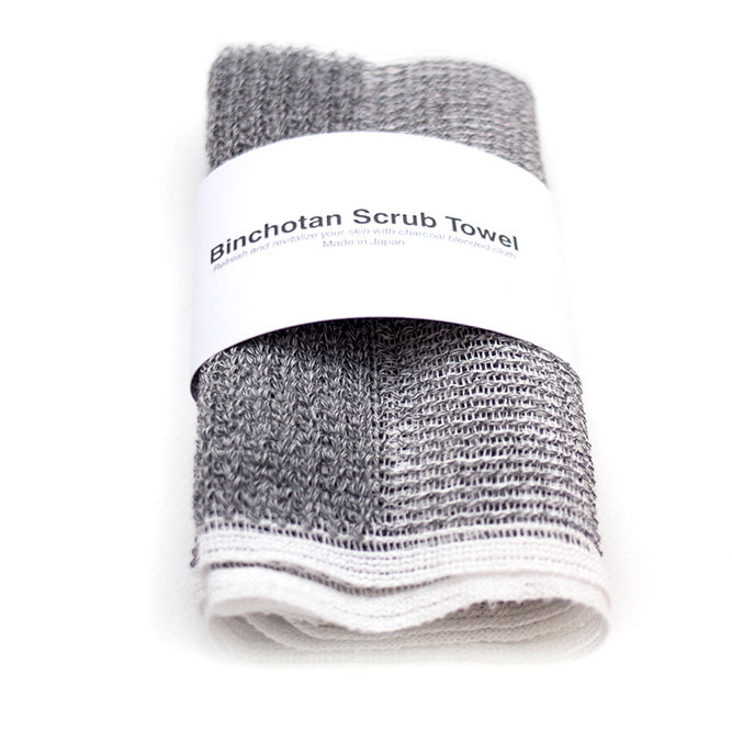 Binchotan Charcoal Body Scrub Towel