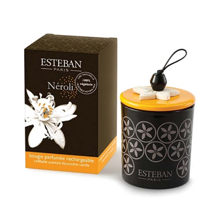 Esteban Neroli Scented Refillable Candle