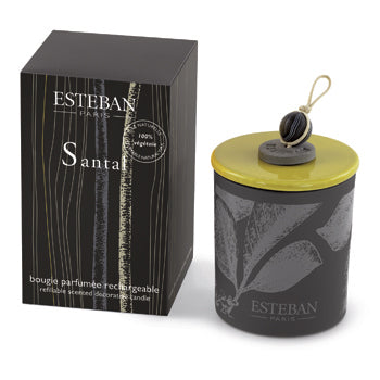 Esteban Santal Scented Refillable Candle