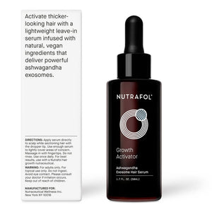 Nutrafol Growth Activator  • Ashwagandha Exosome Hair Serum